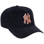 New York Yankees MLB Navy Cord FASHION CORE New Era 9FORTY A-Frame