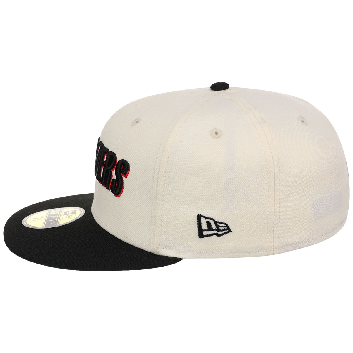 Portland Trail Blazers NBA Chrome OTC New Era 59FIFTY (Chrome/Black)