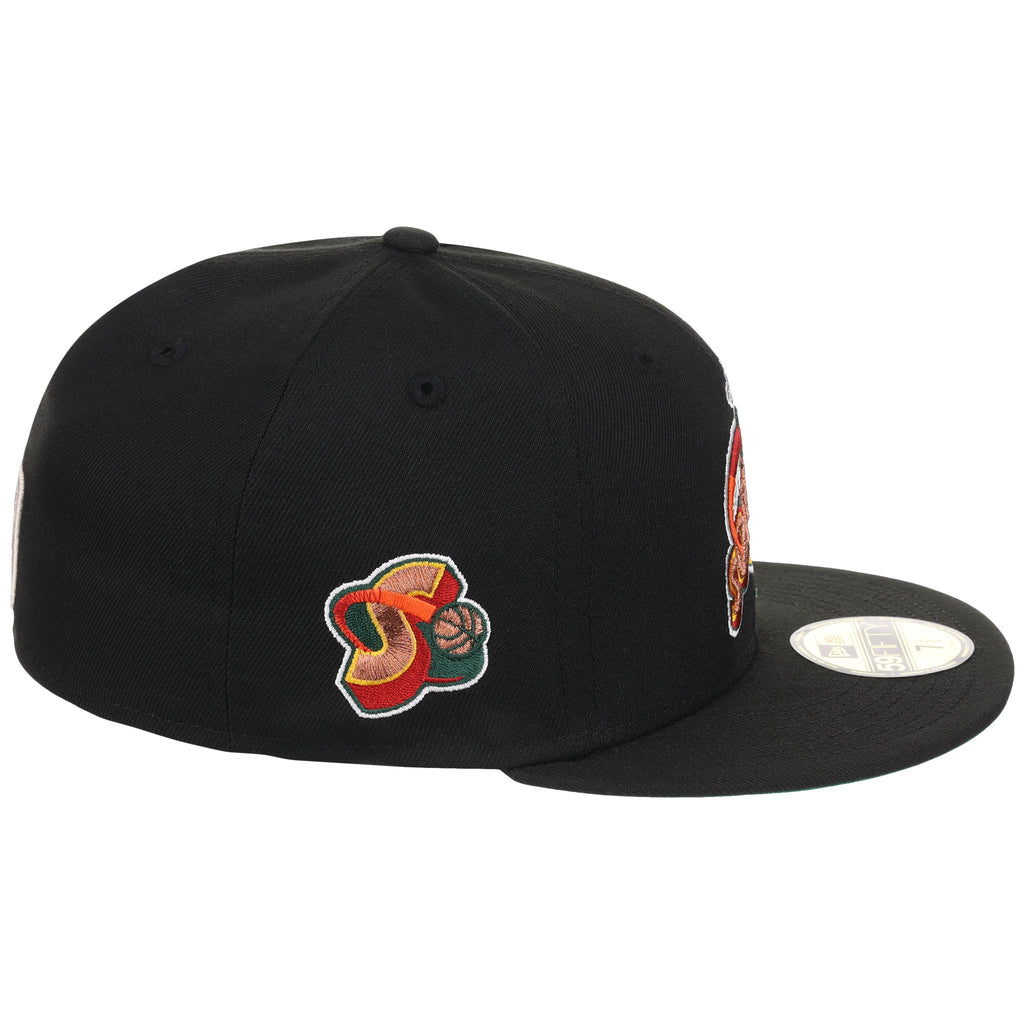 Seattle Supersonics NBA Black Dome New Era 59FIFTY
