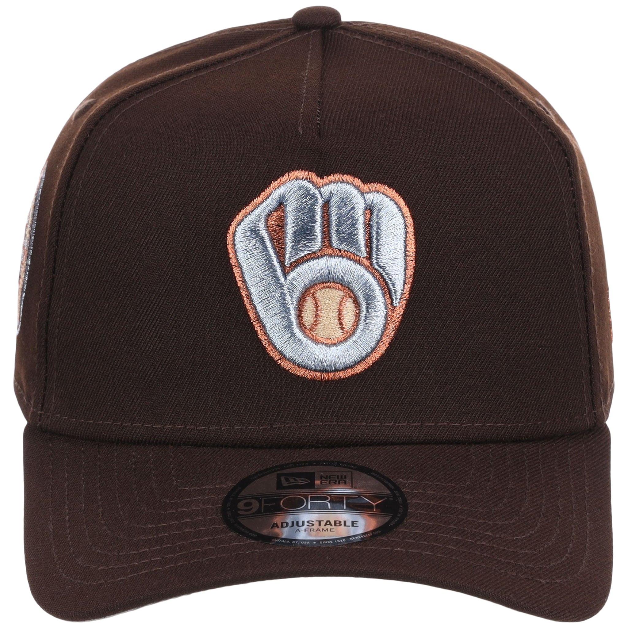 Milwaukee Brewers MLB Frosted Bark New Era 9FORTY A-Frame