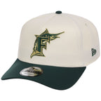 Miami Marlins MLB Chrome x Dark Green FASHION CORE New Era 9FORTY A-Frame