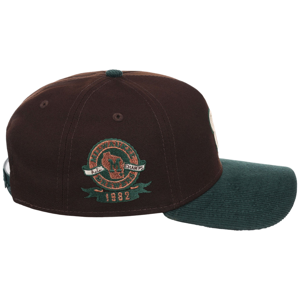 Milwaukee Brewers MLB Forest Ember New Era 9FORTY A-Frame