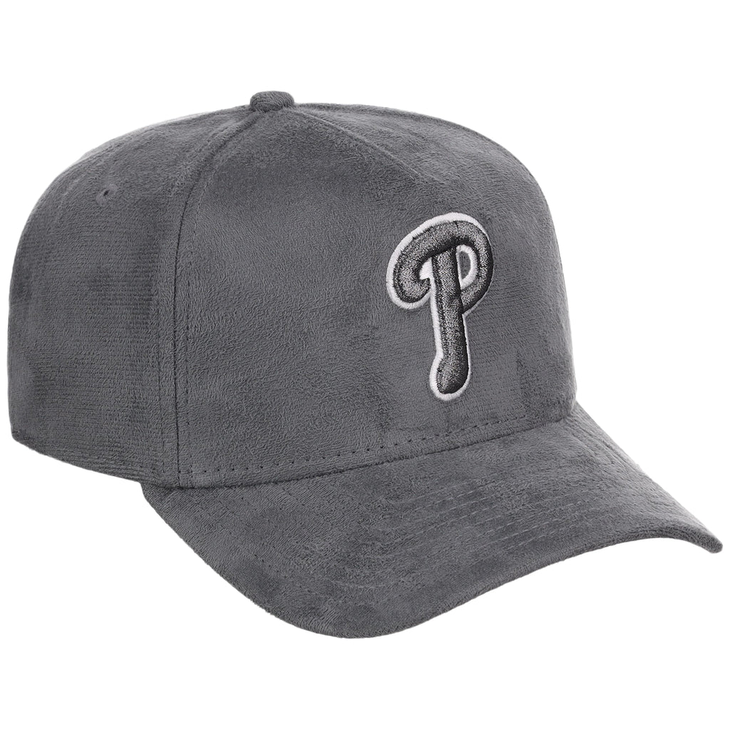 Philadelphia Phillies MLB Gray x Suede FASHION CORE New Era 9FORTY A-Frame