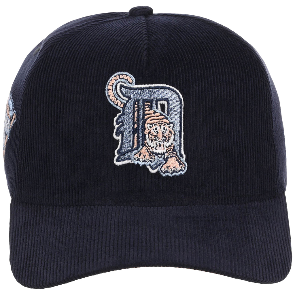 Detroit Tigers MLB Peach Ice Navy Cord New Era 9FORTY A-Frame – 5