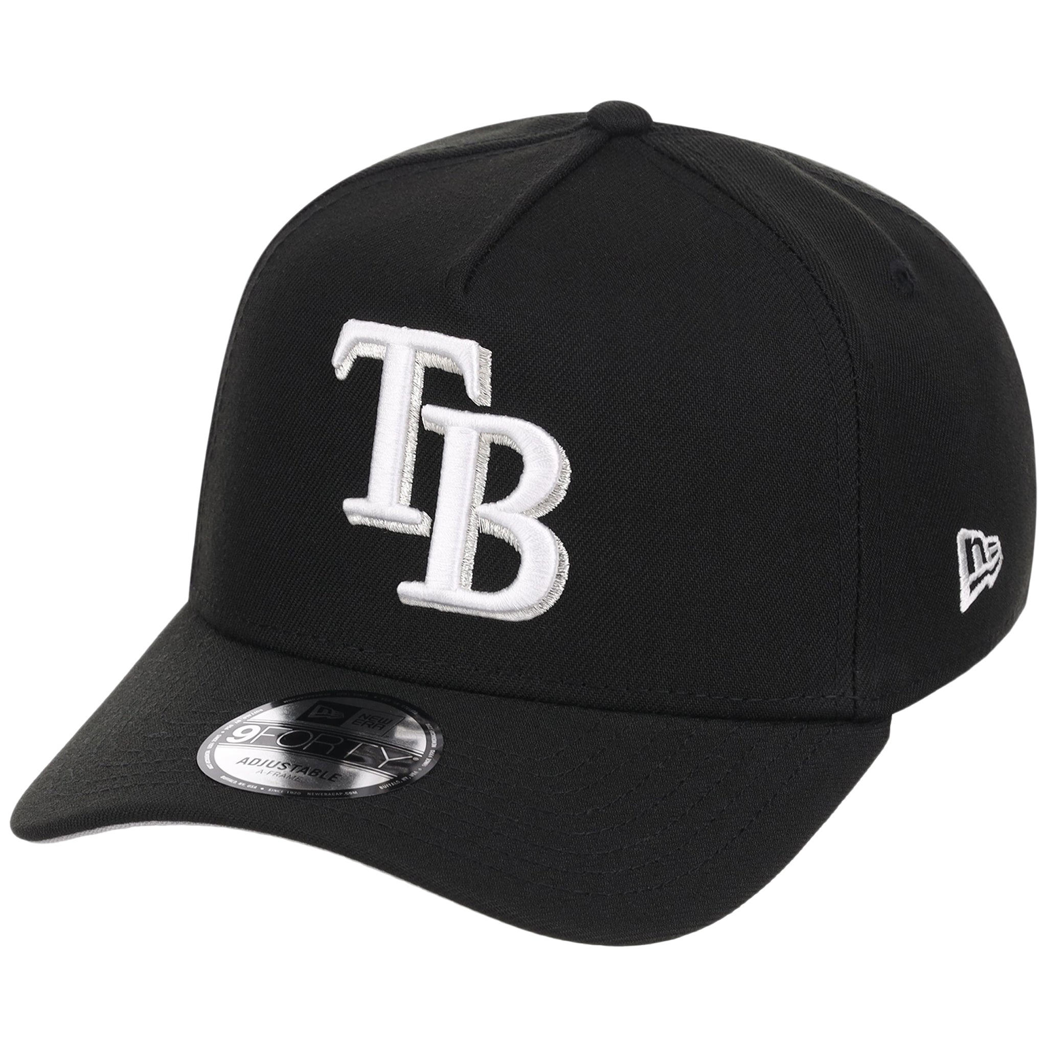 Tampa Bay Rays MLB Black x White FASHION CORE New Era 9FORTY A-Frame