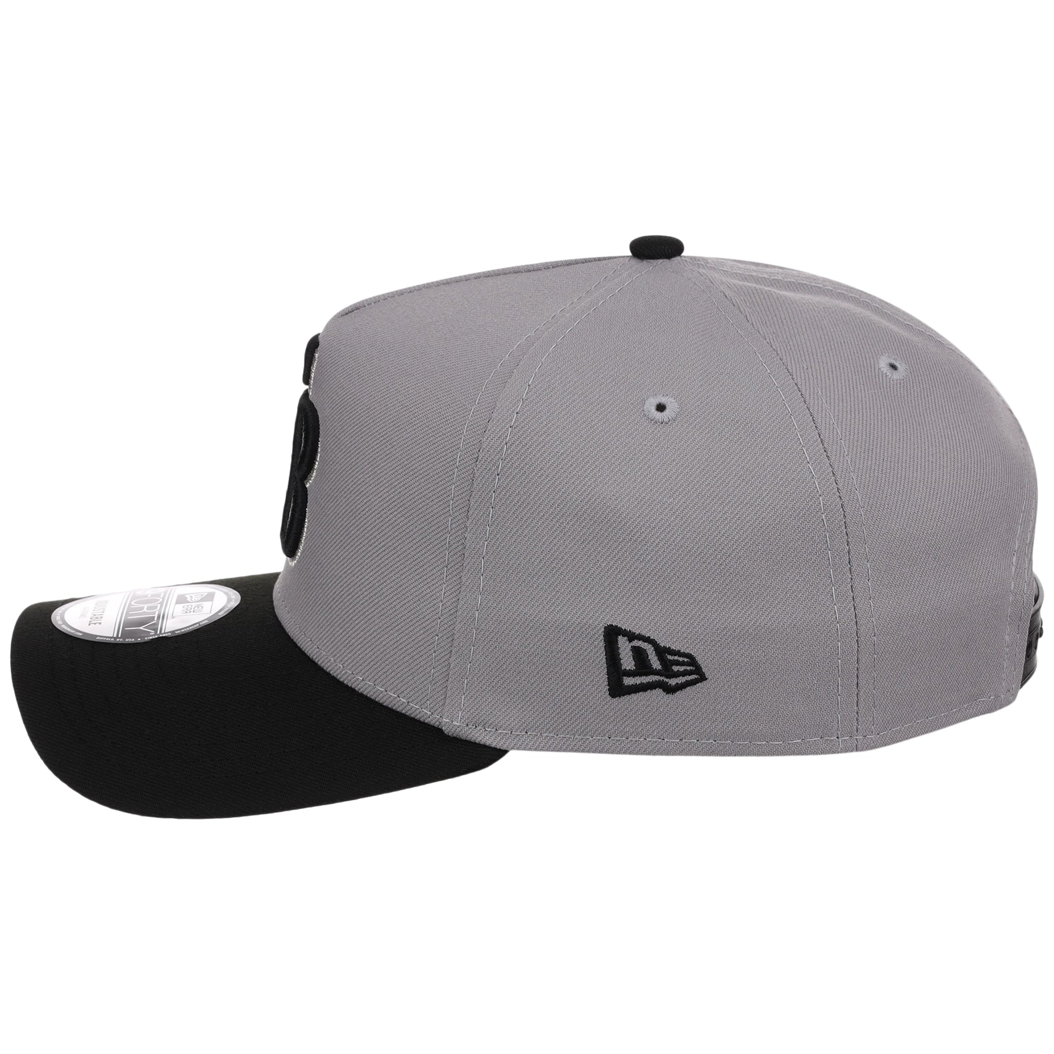 Tampa Bay Rays MLB Gray x Black FASHION CORE New Era 9FORTY A-Frame