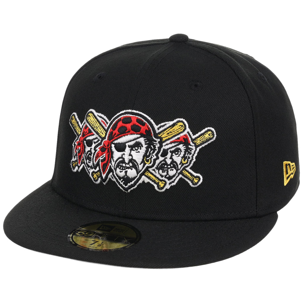 Pittsburgh Pirates MLB x John Geiger 'Misplaced Series' 2.0 New Era 59FIFTY (Black/Black)