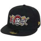 Pittsburgh Pirates MLB x John Geiger 'Misplaced Series' 2.0 New Era 59FIFTY (Black/Black)