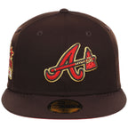 Atlanta Braves MLB Burnt Wood x Red New Era 59FIFTY – 5