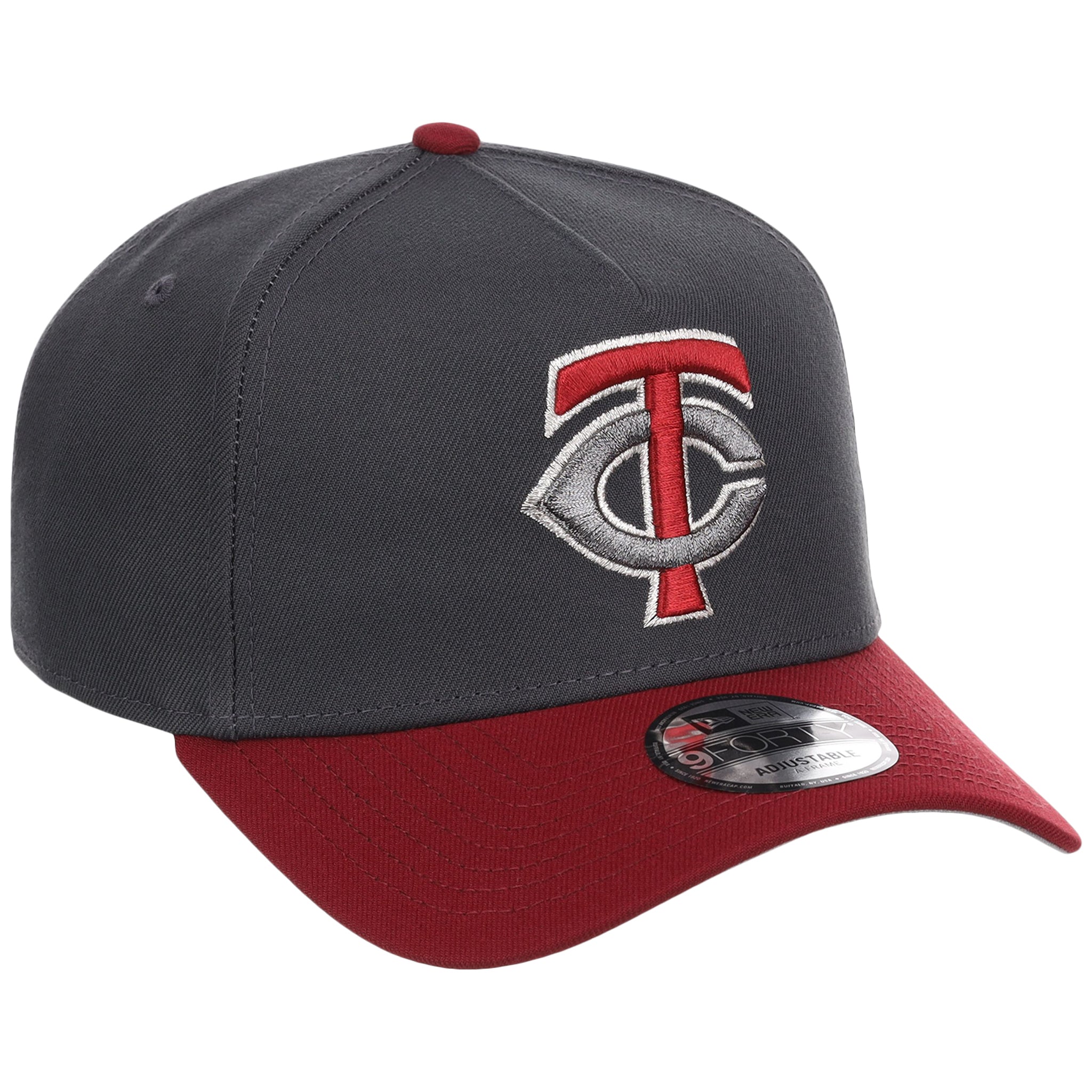 Minnesota Twins MLB Graphite x Cardinal FASHION CORE New Era 9FORTY A-Frame