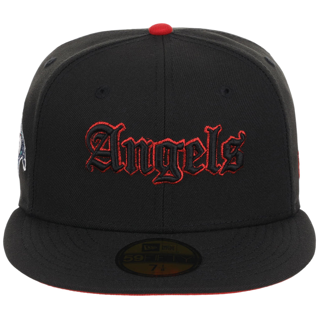Anaheim Angels New Era 59FIFTY (Black/Black)