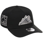 Colorado Rockies MLB Liquid Titanium New Era 9FORTY A-Frame