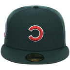 Chicago Cubs MLB Flipmode 2.0 New Era 59FIFTY (Dark Green/Dark Green/Gray)