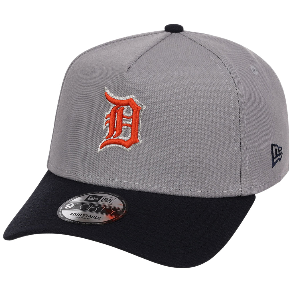 Detroit Tigers MLB Gray OTC FASHION CORE New Era 9FORTY A-Frame