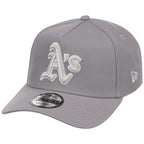 Oakland Athletics MLB Gray x White FASHION CORE New Era 9FORTY A-Frame