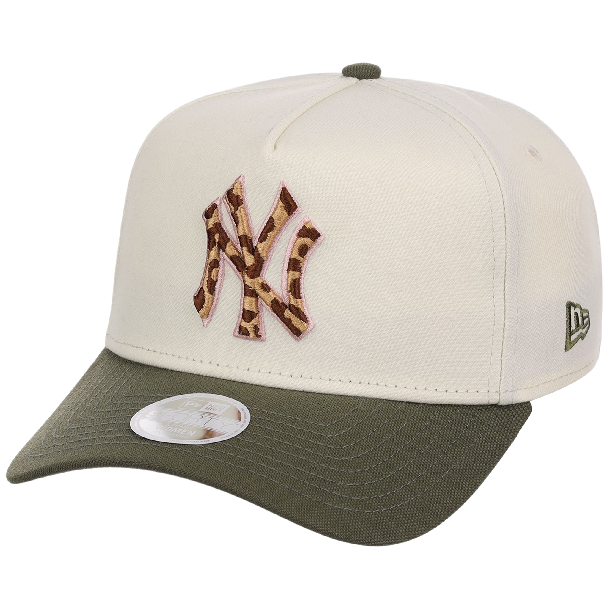 New York Yankees Cheetah Women's New Era 9FORTY A-Frame