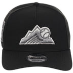 Colorado Rockies MLB Liquid Titanium New Era 9FORTY A-Frame
