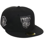 New Jersey Nets NBA Liquid Titanium New Era 59FIFTY