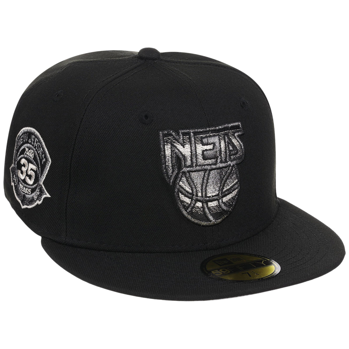 New Jersey Nets NBA Liquid Titanium New Era 59FIFTY