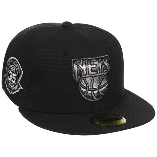 New Jersey Nets NBA Liquid Titanium New Era 59FIFTY