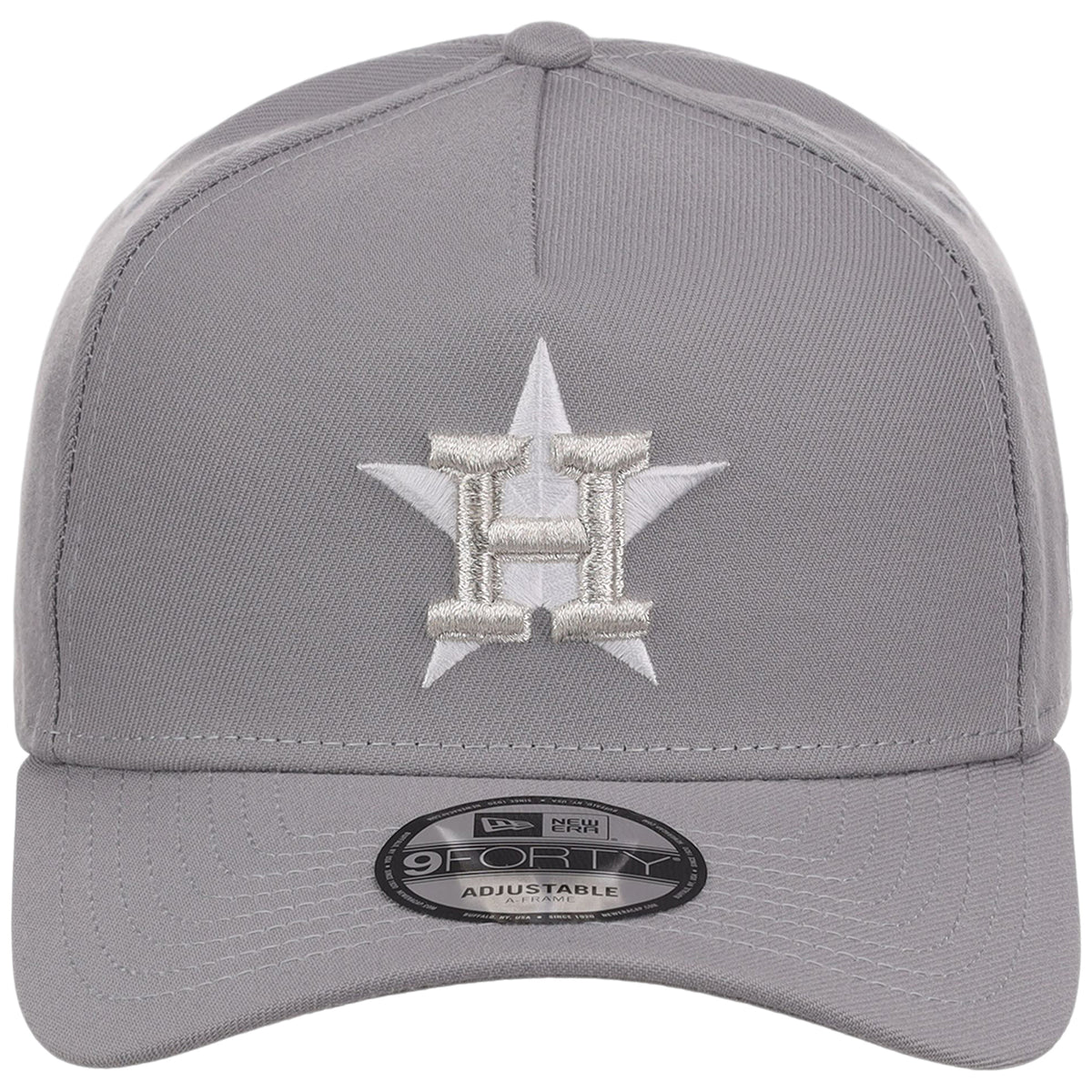 Houston Astros MLB Gray x White FASHION CORE New Era 9FORTY A-Frame