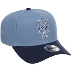 New York Mets MLB Faded Blue x Navy FASHION CORE New Era 9FORTY A-Frame