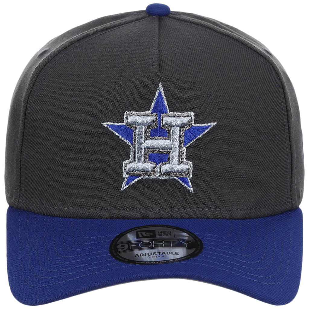 Houston Astros MLB Graphite x Royal FASHION CORE New Era 9FORTY A-Frame