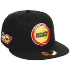 Houston Rockets NBA Black Dome New Era 59FIFTY