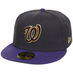 Washington Nationals MLB Midnight Orchid New Era 59FIFTY