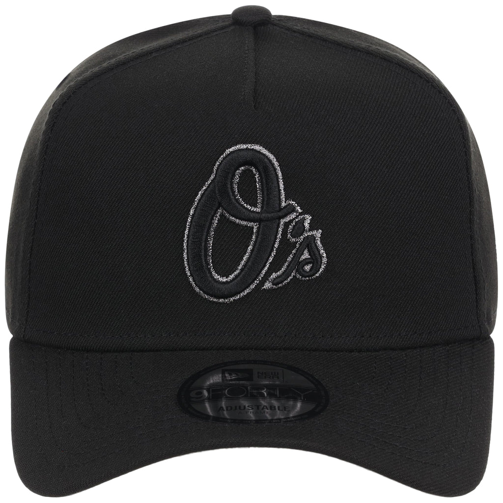 Baltimore Orioles MLB Black x Pewter FASHION CORE New Era 9FORTY A-Frame