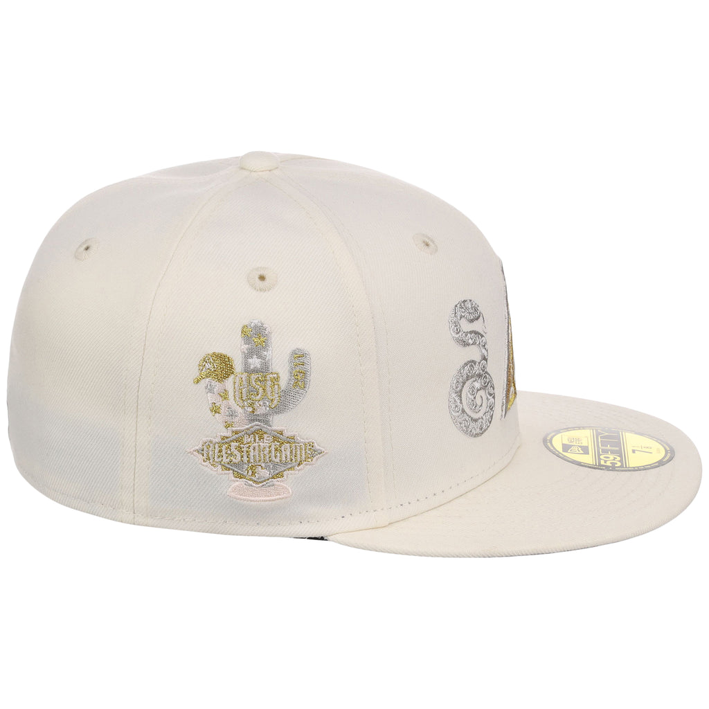 Arizona Diamondbacks Phoenix Crown the City New Era 59FIFTY (Chrome/Chrome)