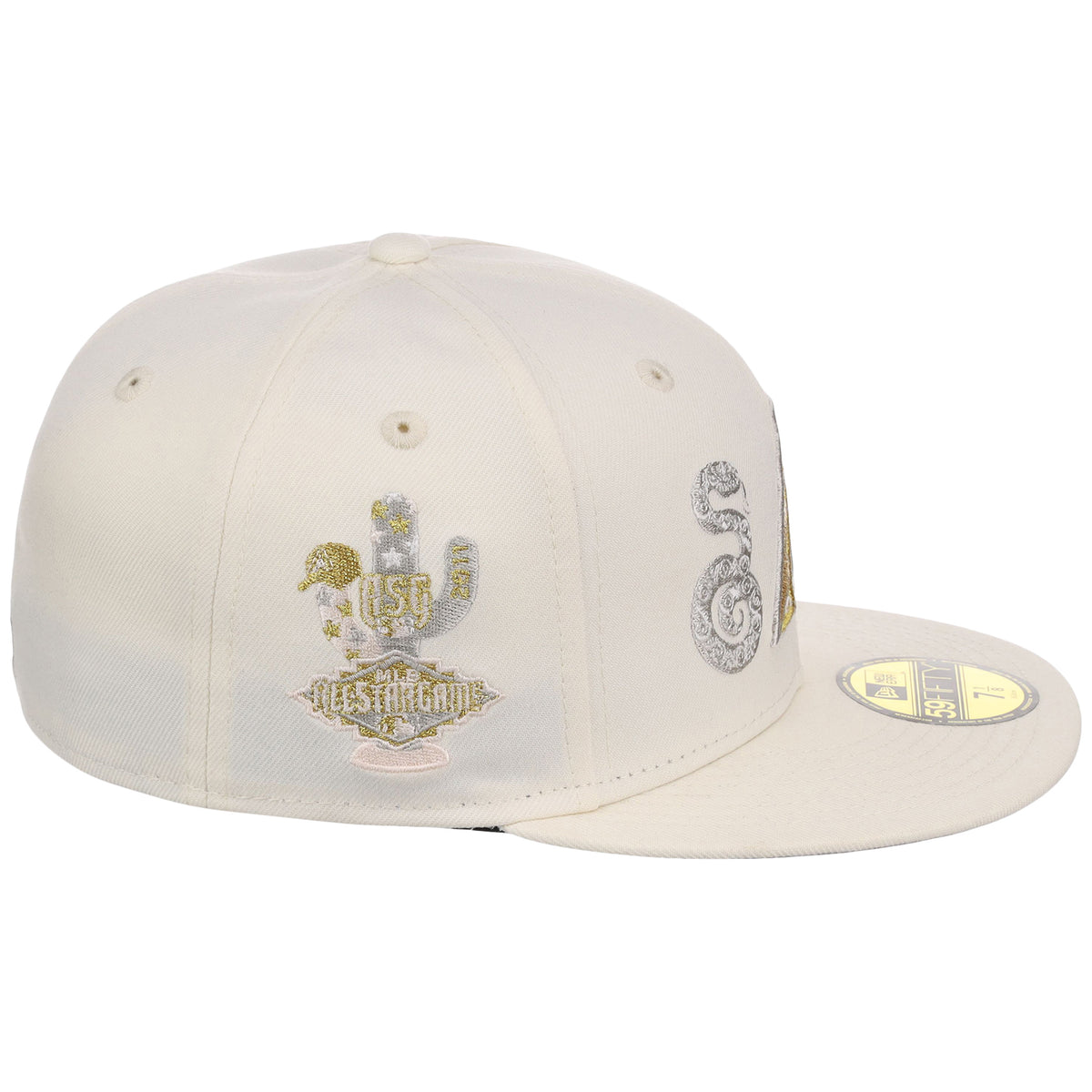Arizona Diamondbacks Phoenix Crown the City New Era 59FIFTY (Chrome/Chrome)