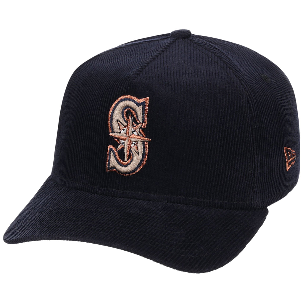 Seattle Mariners MLB Navy Cord FASHION CORE New Era 9FORTY A-Frame