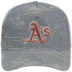 Oakland Athletics MLB Oxidized Denim New Era 9FORTY A-Frame