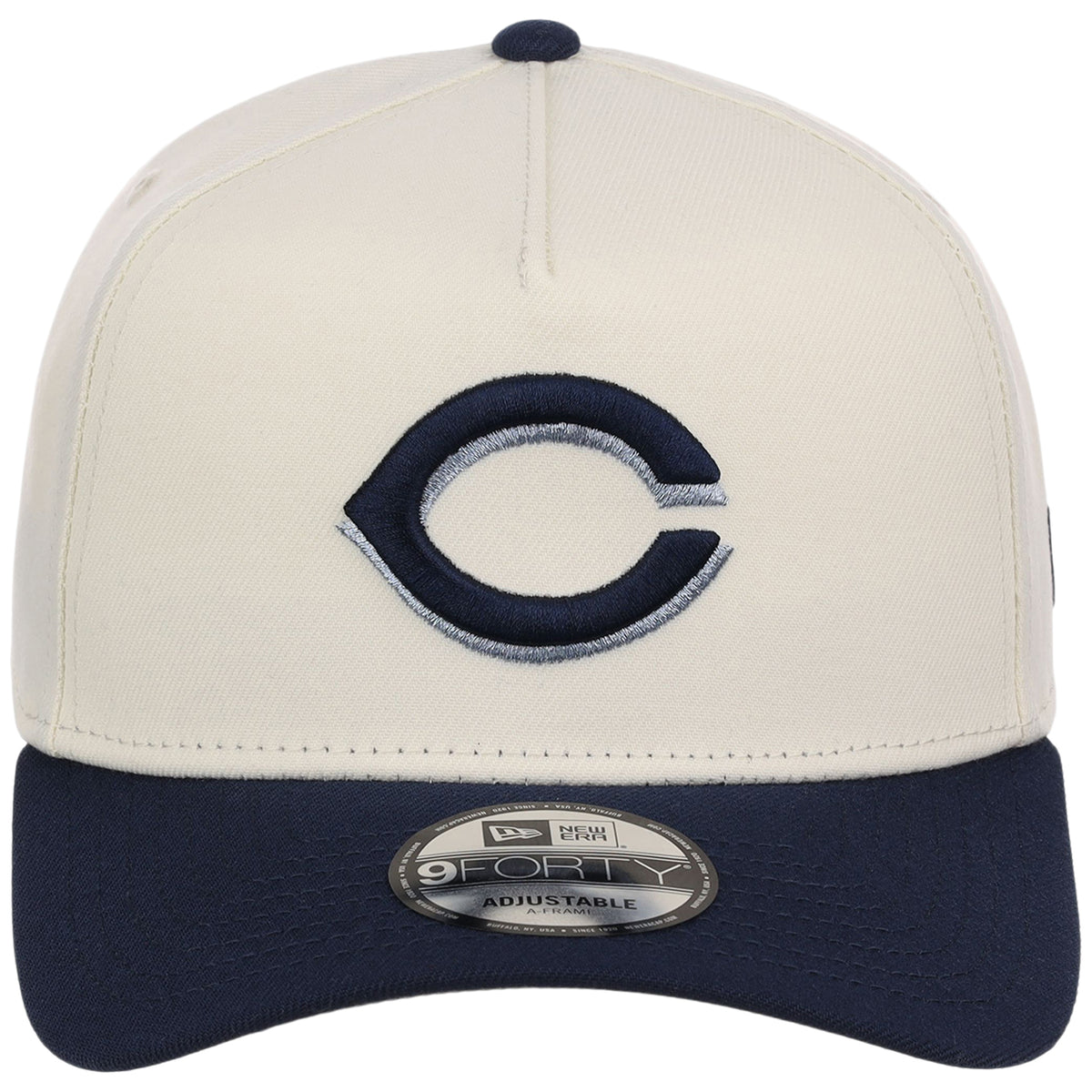 Cincinnati Reds MLB Chrome x Navy FASHION CORE New Era 9FORTY A-Frame