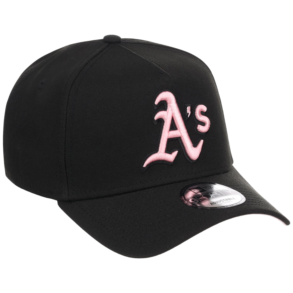 Oakland Athletics MLB Black x Pink FASHION CORE New Era 9FORTY A-Frame