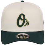 Baltimore Orioles MLB Chrome x Dark Green FASHION CORE New Era 9FORTY A-Frame