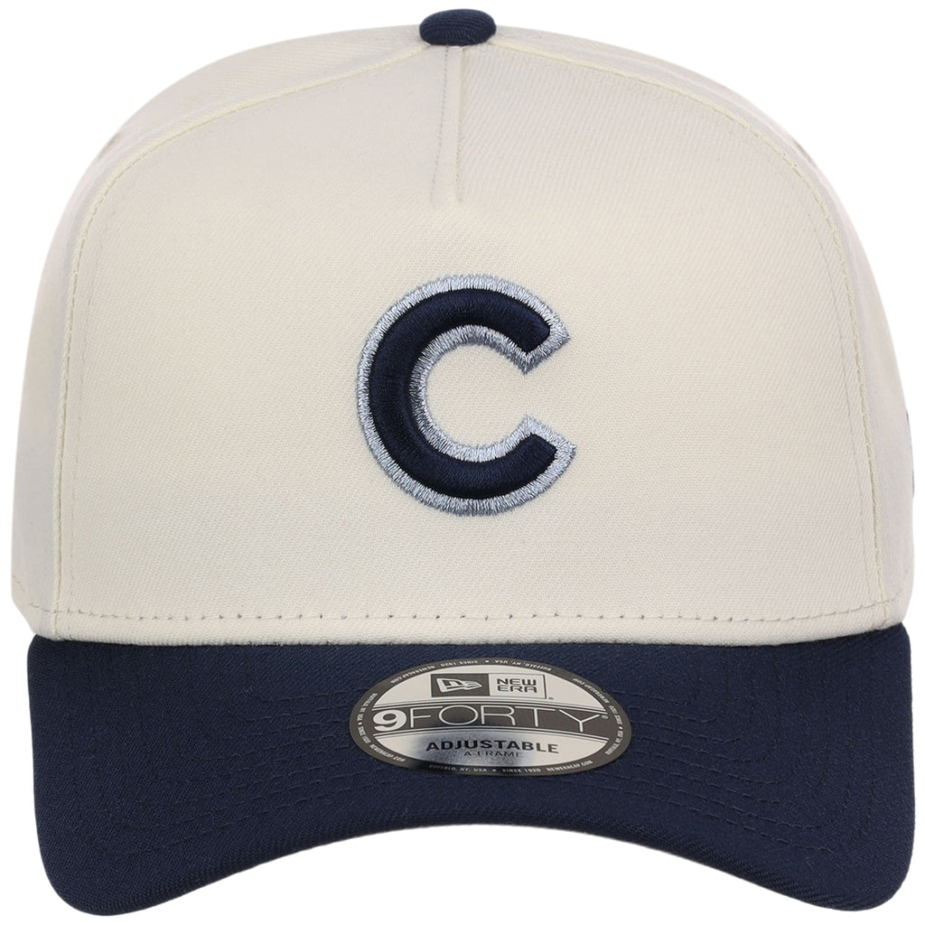 Chicago Cubs MLB Chrome x Navy FASHION CORE New Era 9FORTY A-Frame