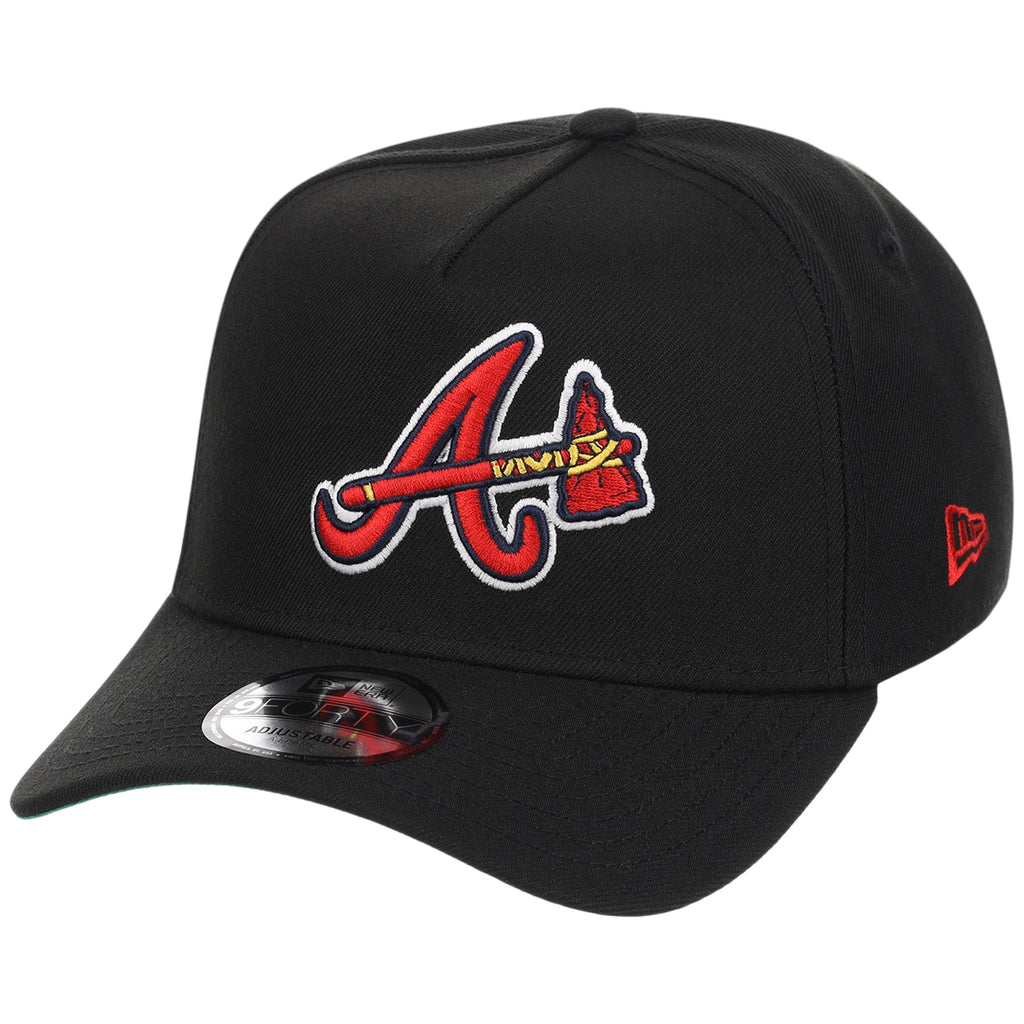 Atlanta Braves MLB Black Dome New Era 9FORTY A-Frame