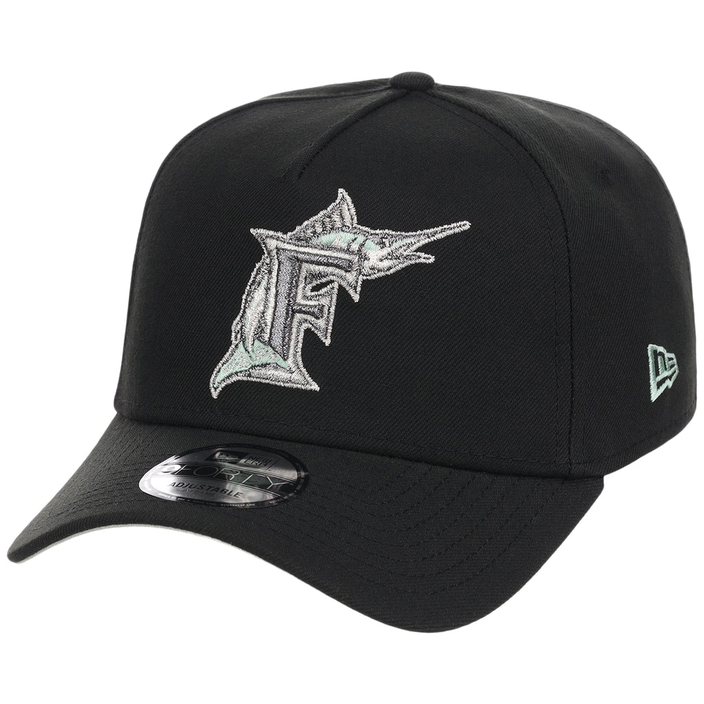 Florida Marlins MLB Alpine Snow New Era 9FORTY A-Frame