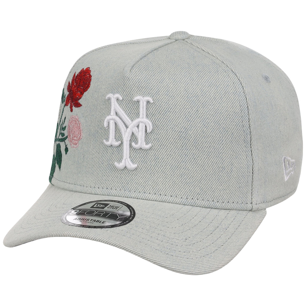 New York Mets MLB Denim Flower New Era 9FORTY