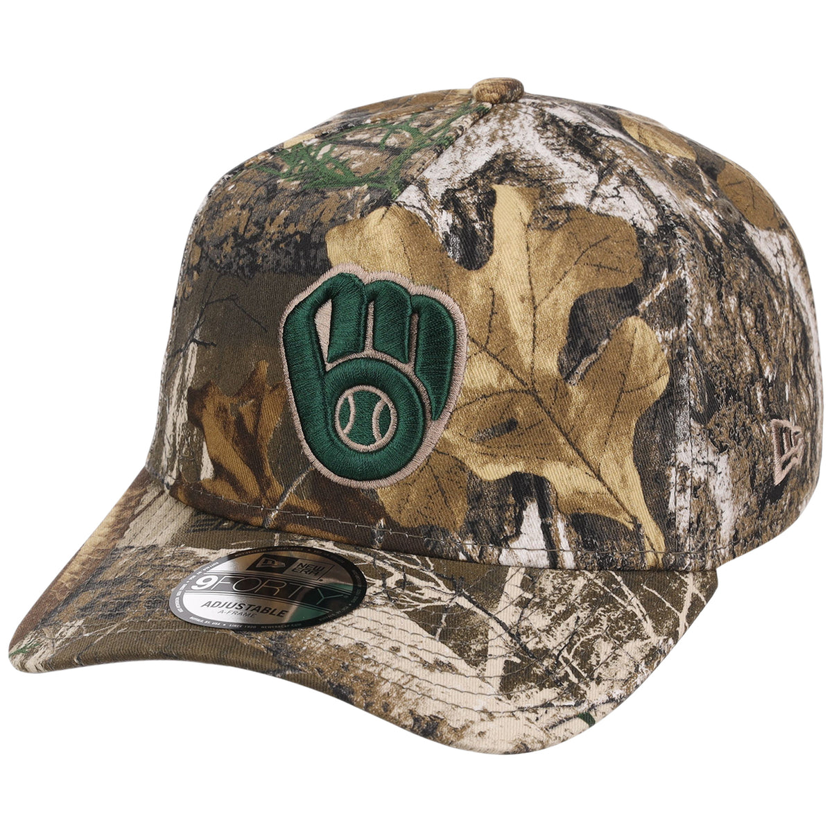 Milwaukee Brewers MLB Realtree FASHION CORE New Era 9FORTY A-Frame