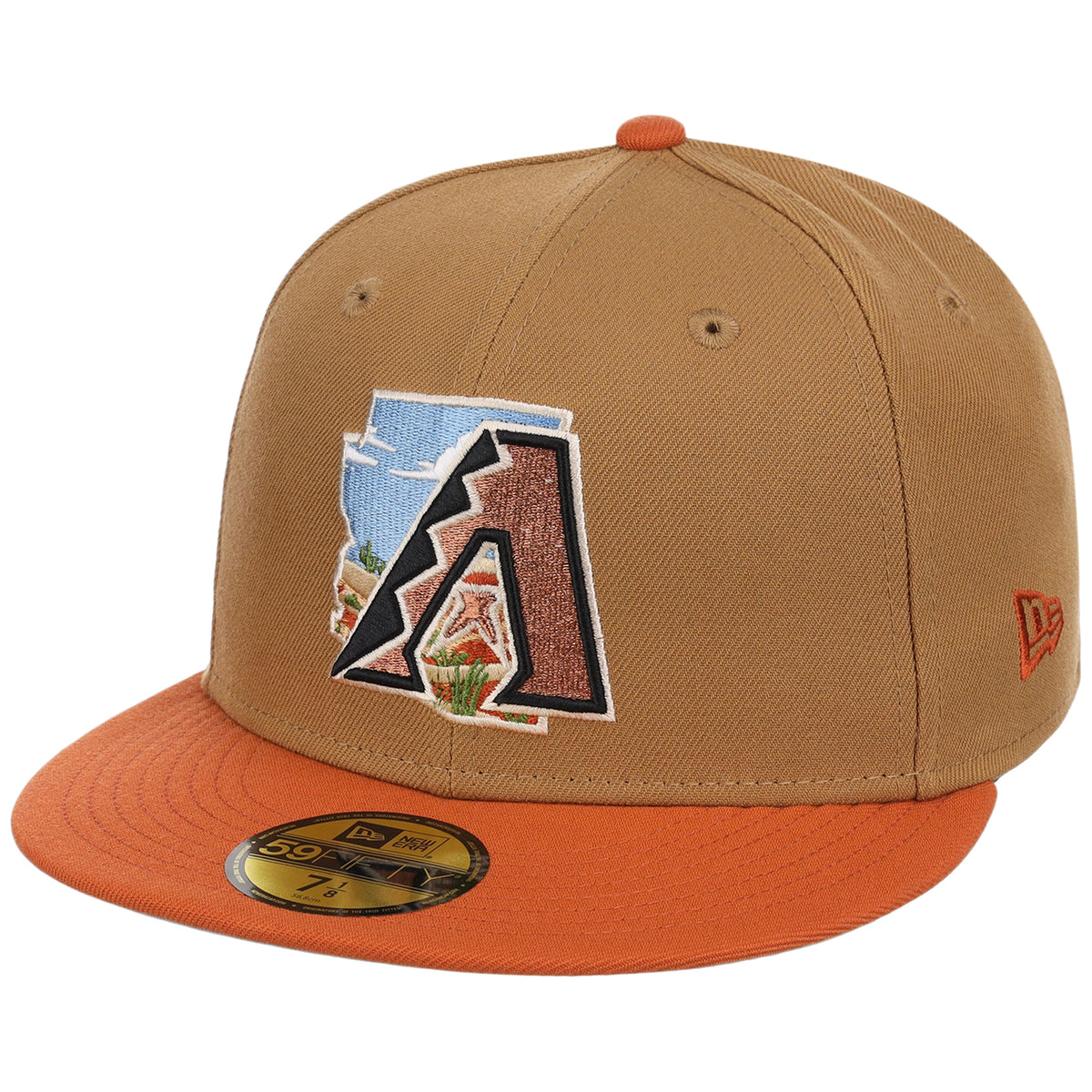 Arizona Diamondbacks Phoenix Crown the City New Era 59FIFTY (Wheat/Orange)