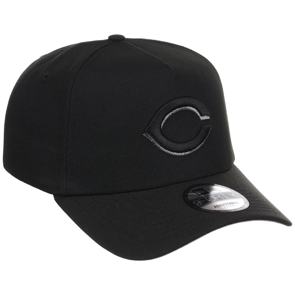 Cincinnati Reds MLB Black x Pewter FASHION CORE New Era 9FORTY A-Frame