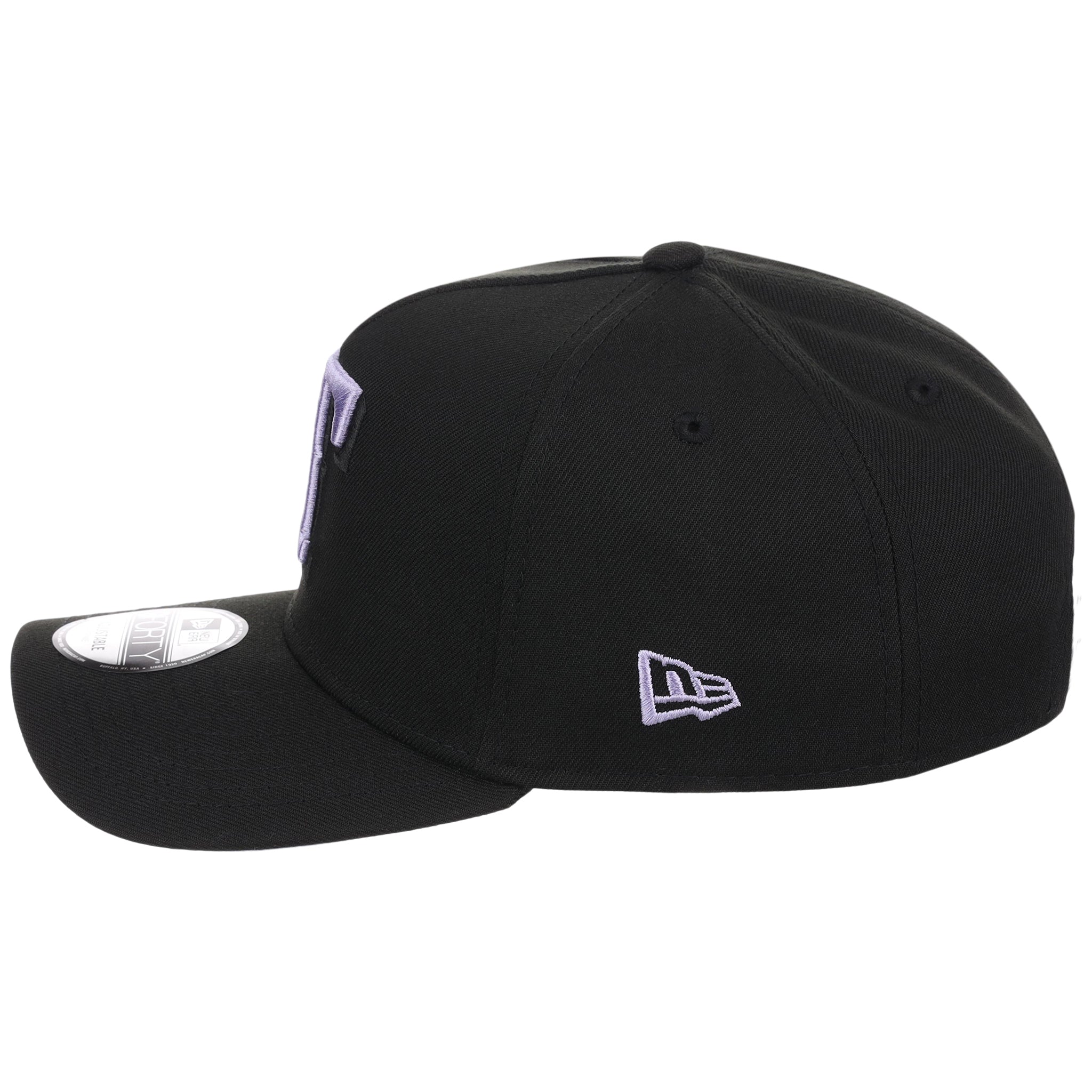 Texas Rangers MLB Black x Lavender FASHION CORE New Era 9FORTY A-Frame