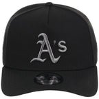 Oakland Athletics MLB Liquid Titanium New Era 9FORTY A-Frame