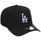Los Angeles Dodgers MLB Black x Lavender FASHION CORE New Era 9FORTY A-Frame