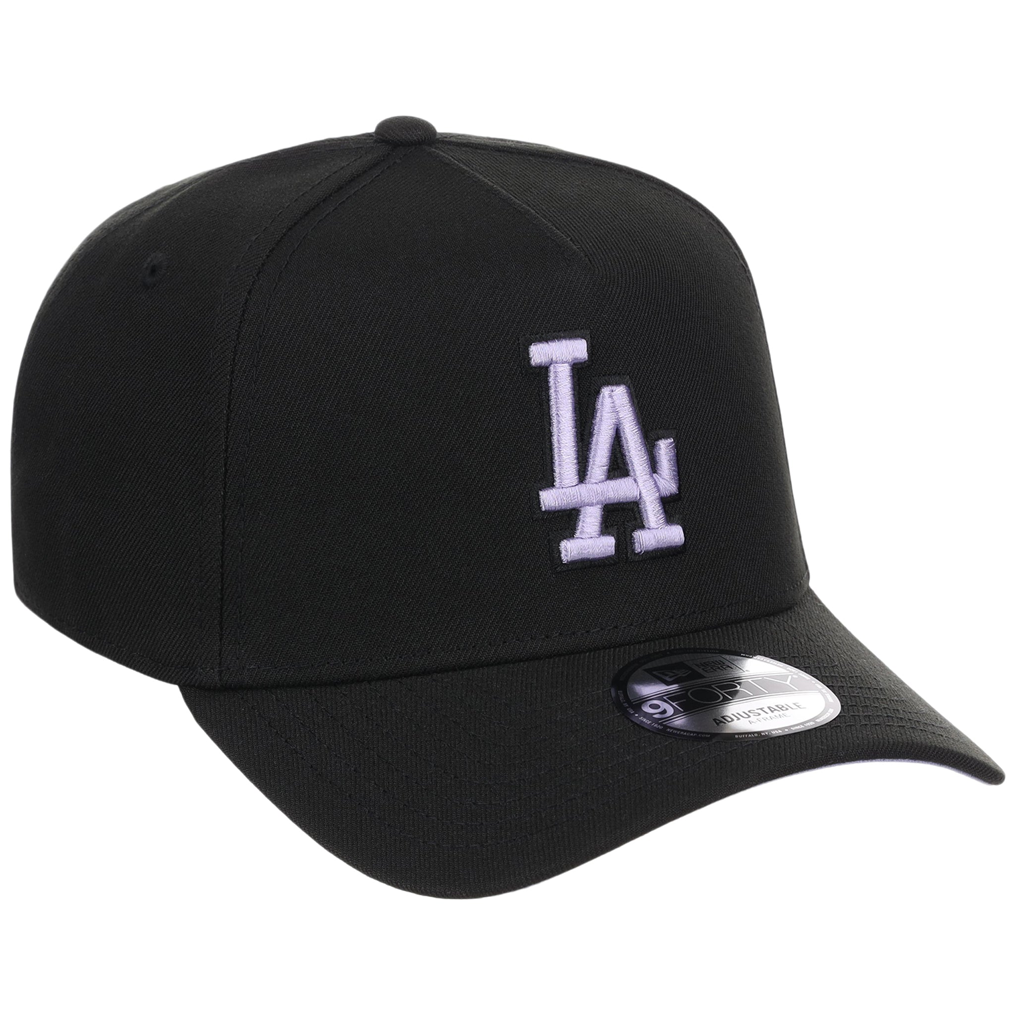 Los Angeles Dodgers MLB Black x Lavender FASHION CORE New Era 9FORTY A-Frame