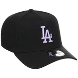 Los Angeles Dodgers MLB Black x Lavender FASHION CORE New Era 9FORTY A-Frame