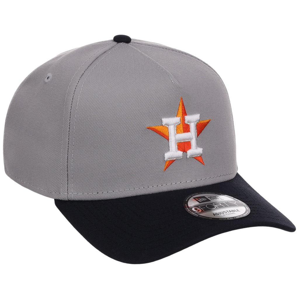 Houston Astros MLB Gray OTC FASHION CORE New Era 9FORTY A-Frame